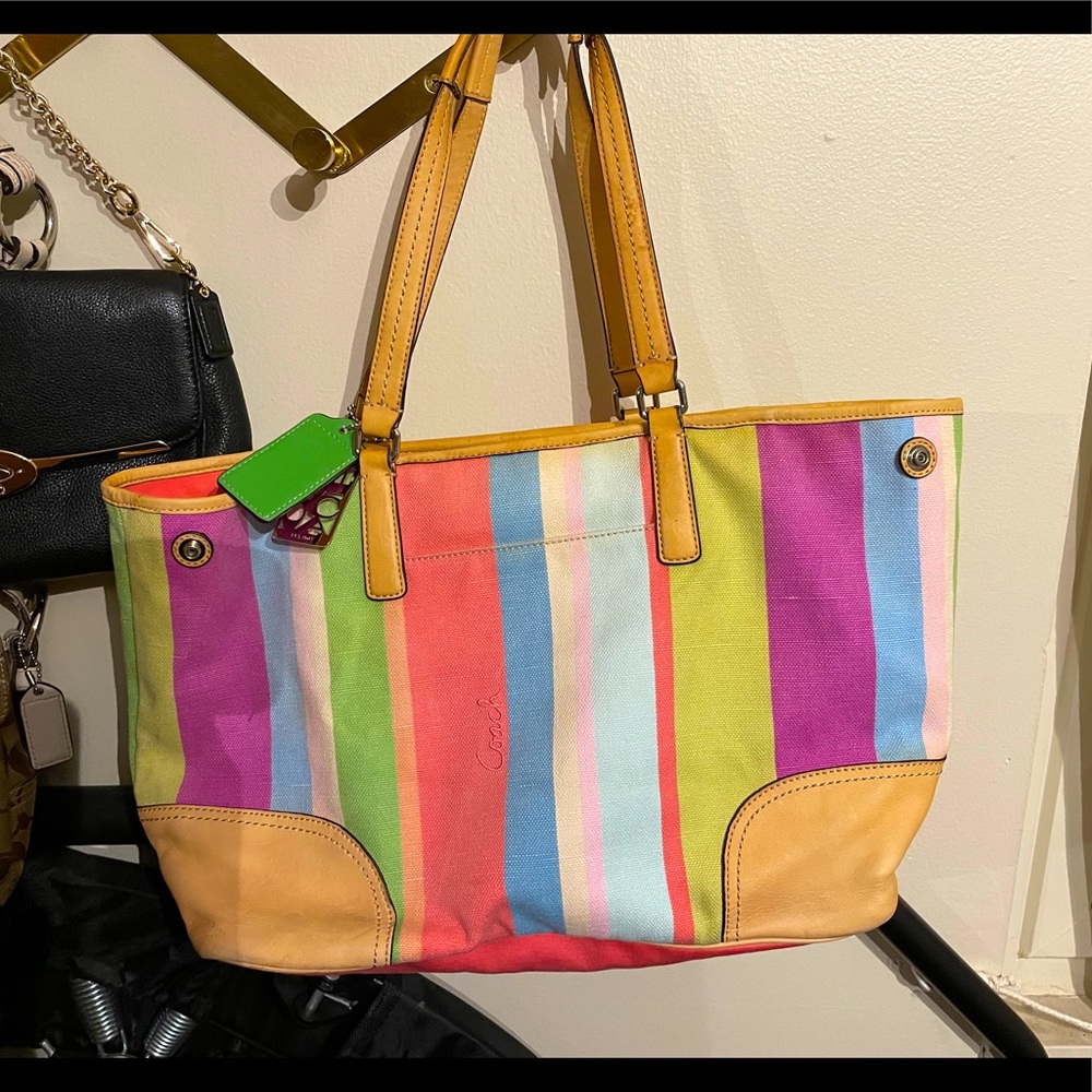 Coach Canvas Shoulder Bag